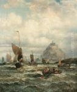 St Michael's Mount by William A. Thornley or Thornbery