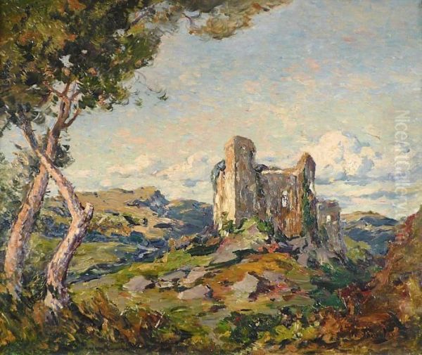 Vue Plongeante Sur Le Chteau Cathare. - view 1