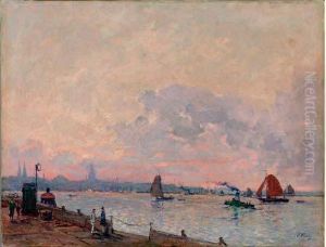 Vue Du Port D'amsterdam, Circa 1897 Vue Du Port D'amsterdam, Circa 1897