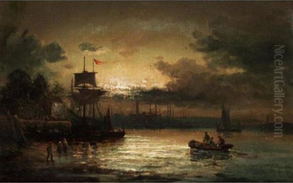 Fishing In Moonlight - view 1
