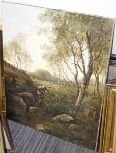 Landscape With Birch Trees by Joseph Thors