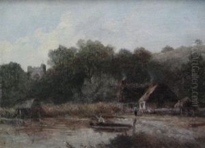 Cottage By A River by Joseph Thors
