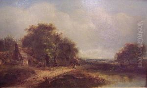 Figures On A Country Lane