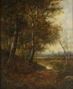 A Wooden River Landscape A Wooden River Landscape