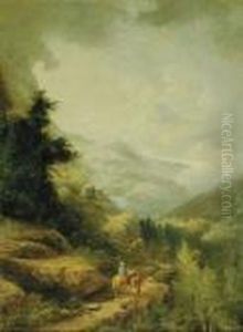 Traveling The Mountain Trail by Joseph Thors