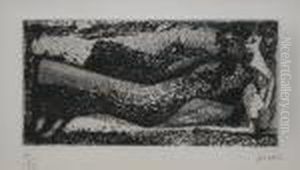 Landscape With Angler In A Rowing Boat by Joseph Thors