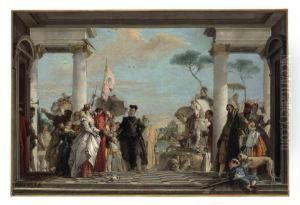 The Arrival Of Henry Iii At The Villa Contarini