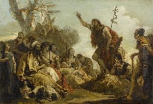 John The Baptist Preaching