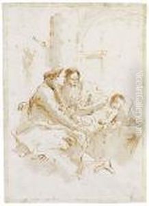 The Holy Family by Giovanni Battista Tiepolo
