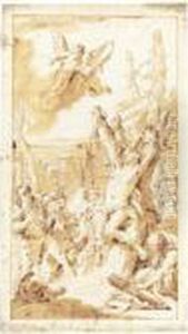 The Martyrdom Of St Sebastian by Giovanni Battista Tiepolo