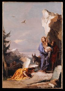 The Flight Into Egypt by Giovanni Battista Tiepolo