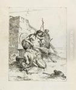 Satyr Family With The Obelisk