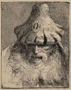 Old Man With Conical Hat by Giovanni Battista Tiepolo