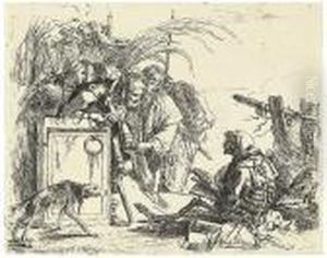 La Morte Da Udienza. by Giovanni Battista Tiepolo