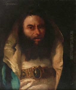 Portrait D'epaminondas by Giovanni Battista Tiepolo