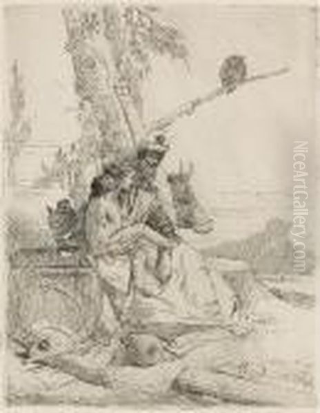 Family Of The Oriental Peasant - view 1