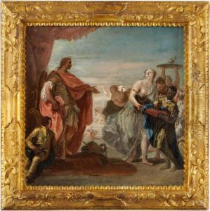 Antik Figurscen by Giovanni Battista Tiepolo