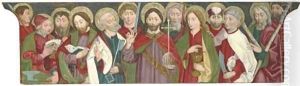 Christ amongst the Apostles by South German School