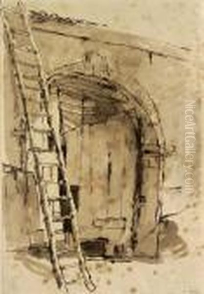 The Entrance To A Large Barn - view 1