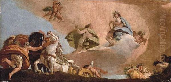 Phaeton Asking To Drive The Chariot Of Apollo - view 1
