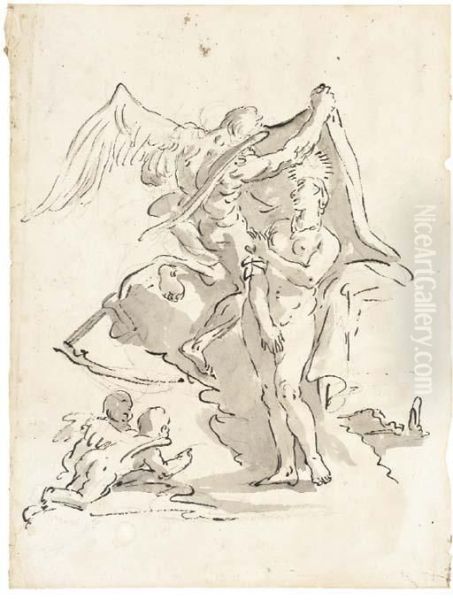 L'allegorie Du Temps Devoilant La Beaute - view 1