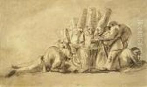 A Group Of Punchinellos Cooking