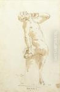 Marsyas Standing In Profile To The Right