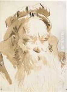 Head Of An Oriental With A Long Beard (recto)