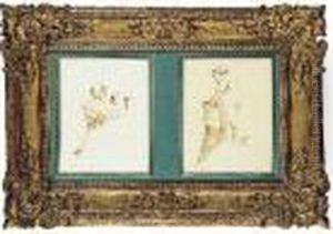 Deux Etudes De Personnages : Deux Etudes De Personnages :