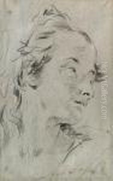 The Head Of A Young Woman, Turned To The Right - view 1