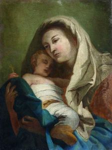 Vierge A L'enfant by Giovanni Domenico Tiepolo