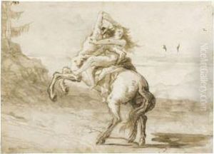 Nessus, Rearing, Carries Off Dejanira Nessus, Rearing, Carries Off Dejanira