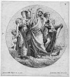 Die Drei Christilichen Tugenden by Giovanni Domenico Tiepolo