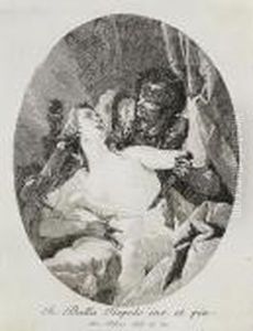Tarquin And Lucretia by Giovanni Domenico Tiepolo