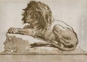 Lion Couche