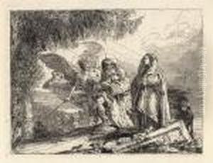 Mary And Joseph Holding The Child