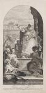 St Patrick Cures A Cripple by Giovanni Domenico Tiepolo