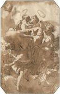 Der Hl. Antonius Von Padua Mit Dem Christuskind