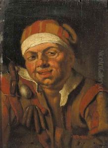 A Personification of Gluttony a man in fancy costume