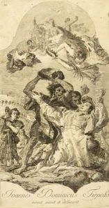 Die Steinigung Des Hl. Stephanus. by Giovanni Domenico Tiepolo