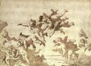 Putti In Flight
