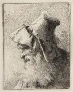 Profile Of An Old Man With A Beard, From: Raccolta Di Teste Profile Of An Old Man With A Beard, From: Raccolta Di Teste