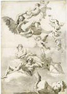 Ceiling Decoration by Giovanni Domenico Tiepolo
