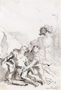 Angelica Staunching The Wounds Of Medoro Angelica Staunching The Wounds Of Medoro