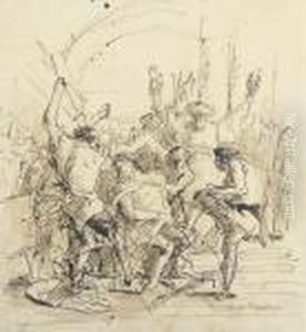 La Flagellation Du Christ by Giovanni Domenico Tiepolo