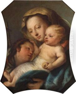 Madonna And Child With St. John The Baptist