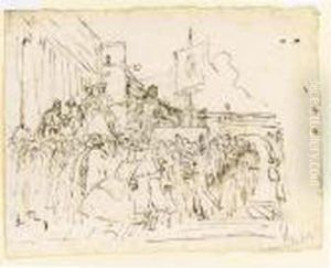 Recto by Giovanni Domenico Tiepolo