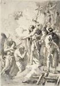 The Baptism Of Christ by Giovanni Domenico Tiepolo