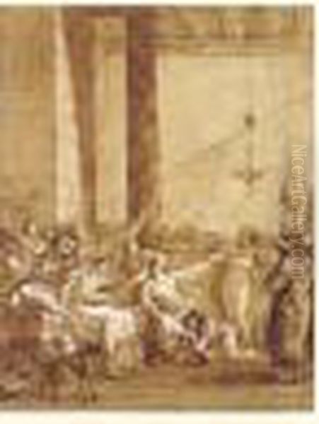 Marie Madeleine Lavant Les Pieds Du Christ Chez Simon - view 1