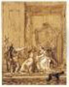 Saint Jean-baptiste Reproche A Herode D'avoir Pris La Femme De Son
Frere, Heriodade by Giovanni Domenico Tiepolo